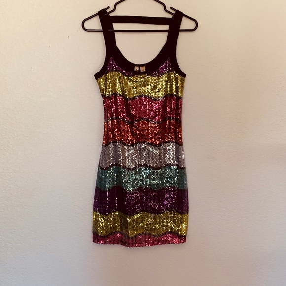 Eyeshadow Dresses & Skirts - Eyeshadow Sequence Tank Dress